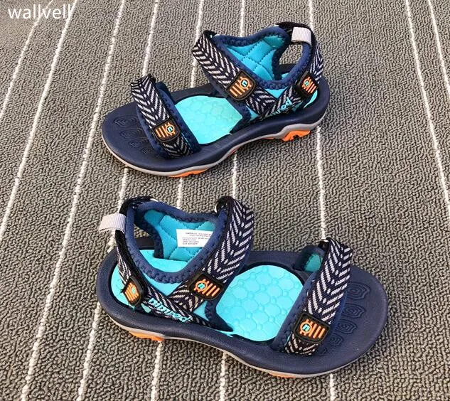 

wallvell Boys sandals children's sandals fashion cool soft bottom