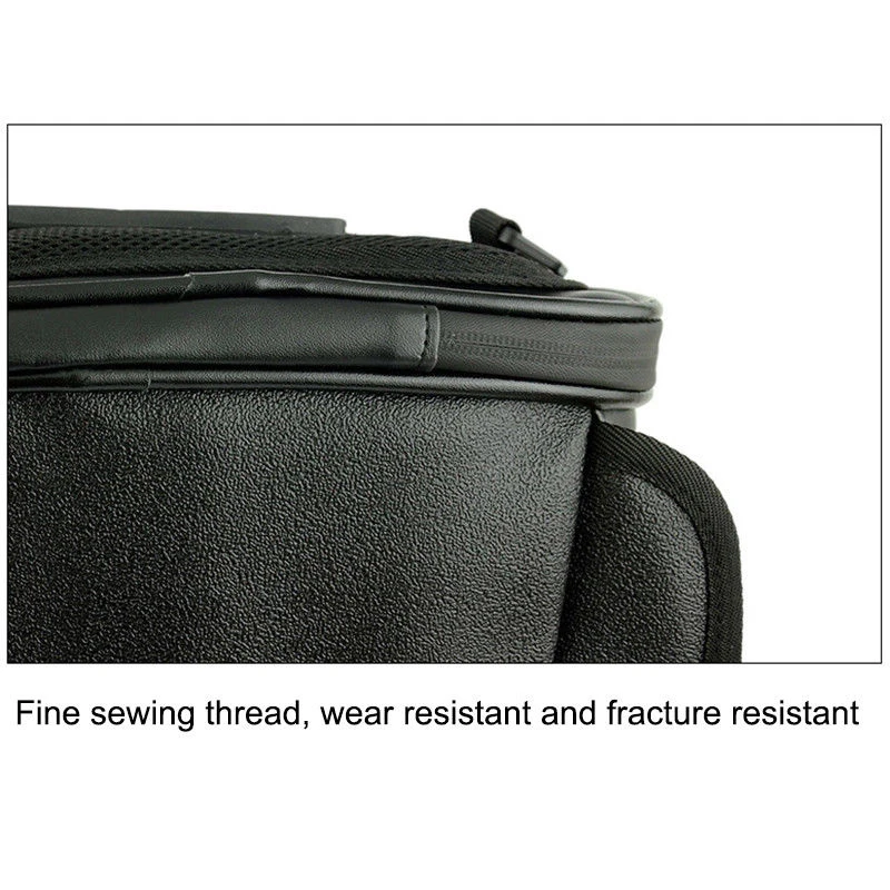

Storage Black Replacement 28*28*25cm Motorcycle Bag Set Polyurethane leather Useful Accessories