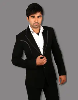 

Bespoke Made Suits Classic Style Shawl Lapel Two Buttons Three Pockets Mens Evening Banquet Clothes (jacket+pants+bow Tie)