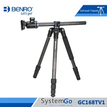 Benro GC168TV1 штатив карбоновые волоконные штативы монопод для камеры с головкой V1 4 секции мешок Максимальная загрузка 14 кг DHL