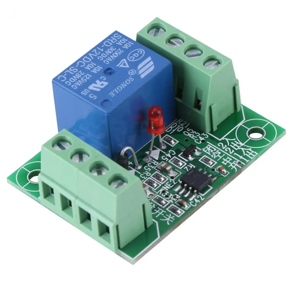 

Single Channel Bistable Circuit Trigger Switch Relay Control Module