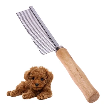 

19.5 cm Dog Combs Long Thick Hair Fur Removal Brush Pets Dog Cat Grooming Combs