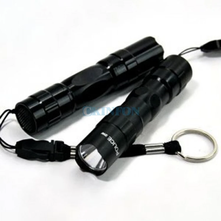 

DHL 100PCS Lover-Beauty 3W Waterproof Super Bright LED Flashlight Focus Torch Lamp With Hand Strap