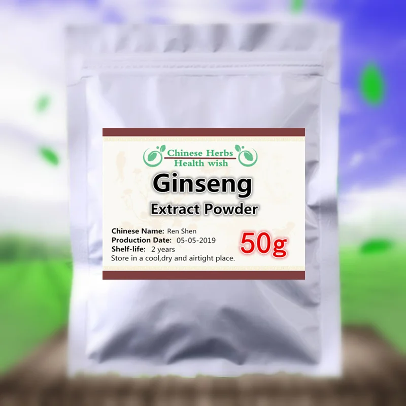 

50-1000g,Boost immune system,High Quality Korean Ginseng Extract Powder,Rich Ginsenosides,Red panax Ginseng Root,Enrich Qi