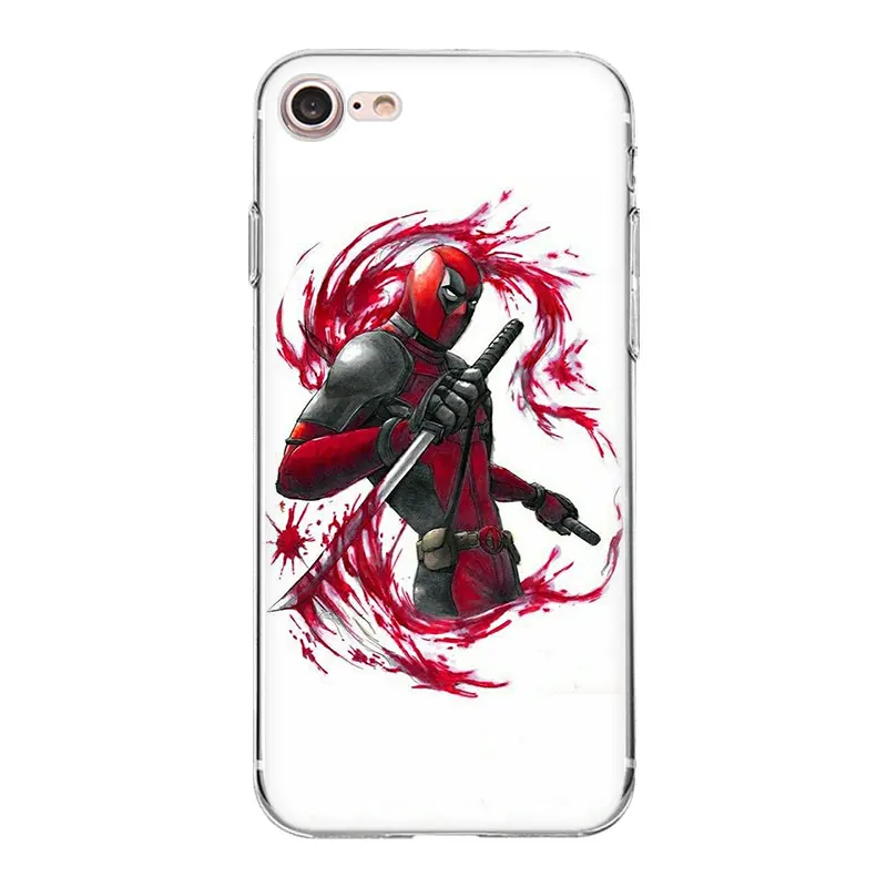 Чехол Hero Deadpool Harley Quinn для iphone XR XS Max 7 8 Plus X 10 5 5SE 5C 6 6S 11 11Pro Sac TPU Fundas чехол для телефона - Цвет: 12