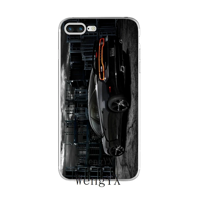 sports racing car Dodge Charger SRT Slim silicone TPU Soft phone case