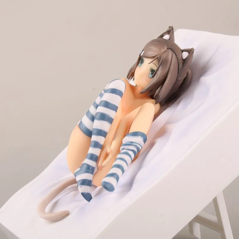 Anime The Hentai Prince and the Stony Cat Tsutsukakushi Tsukiko Sexy Girl PVC Action Figures Model Toys Dolls Brinquedos 14cm (7)
