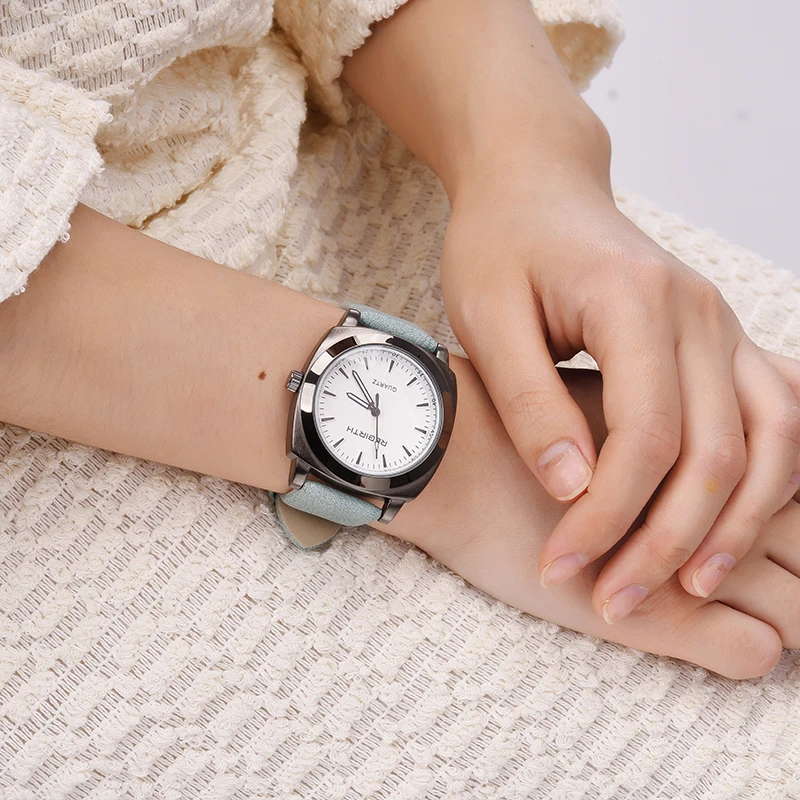 Дизайн квадратные женские часы REBIRTH популярный бренд модные повседневные женские часы кварцевые часы серые наручные часы reloj mujer