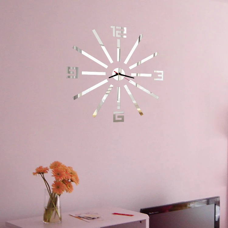 Новые Качественные акриловые хрустальные интересные diy часы комбинация цифровых