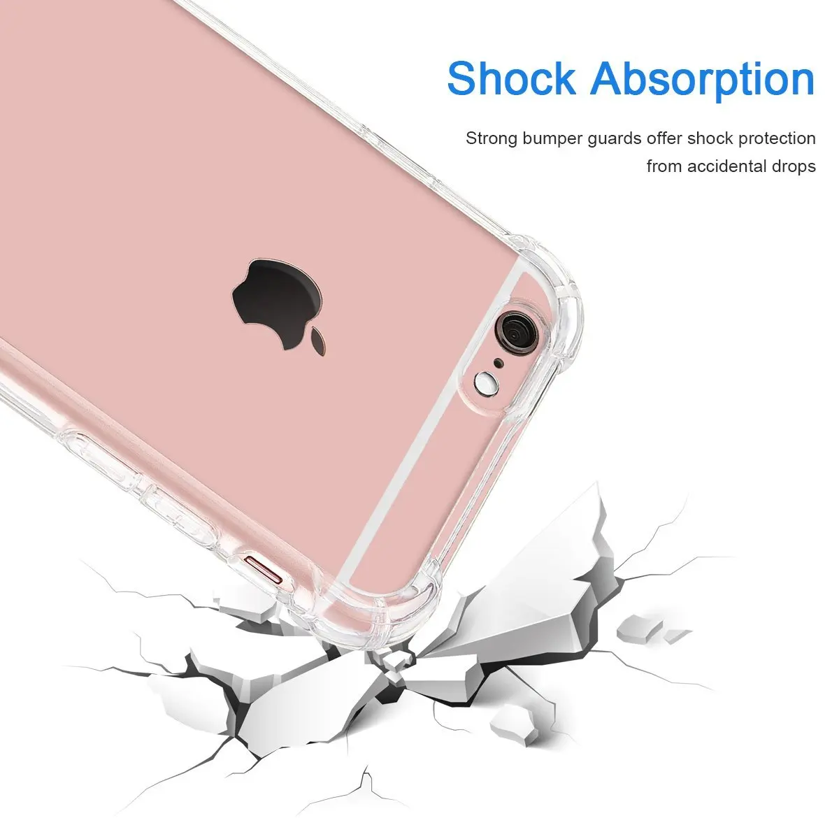 Soft ANTI SHOCK Clear Transparent Case For iPhone 6 Cases 5s 5 SE 6s 8 Plus 7 X 360 Full TPU Phone Cover |