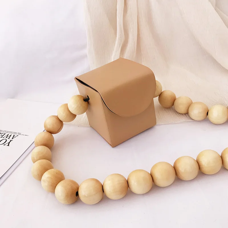 

Bead Strap Women Mini Messenger Bag Small Square Crossbody Bag 2019 Summer Luxury Brand Designer Super Mini Fashion Shoulder Bag