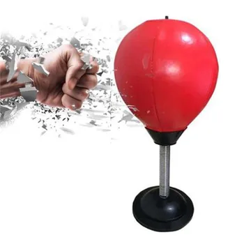 

New Desktop Punch Punching Speed Bal Heavy Duty Suction Pressure Relieve Freestanding Boxing Bag Kit Antianxiety Toys Party Tool