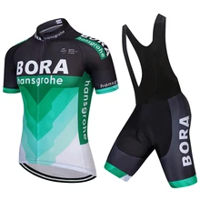 

2018 TEAM BORA Cycling jersey gel bike shorts set SOBYCLE Ropa Ciclismo mens summer quick-dry PRO BICYCLING wear Maillot Culotte