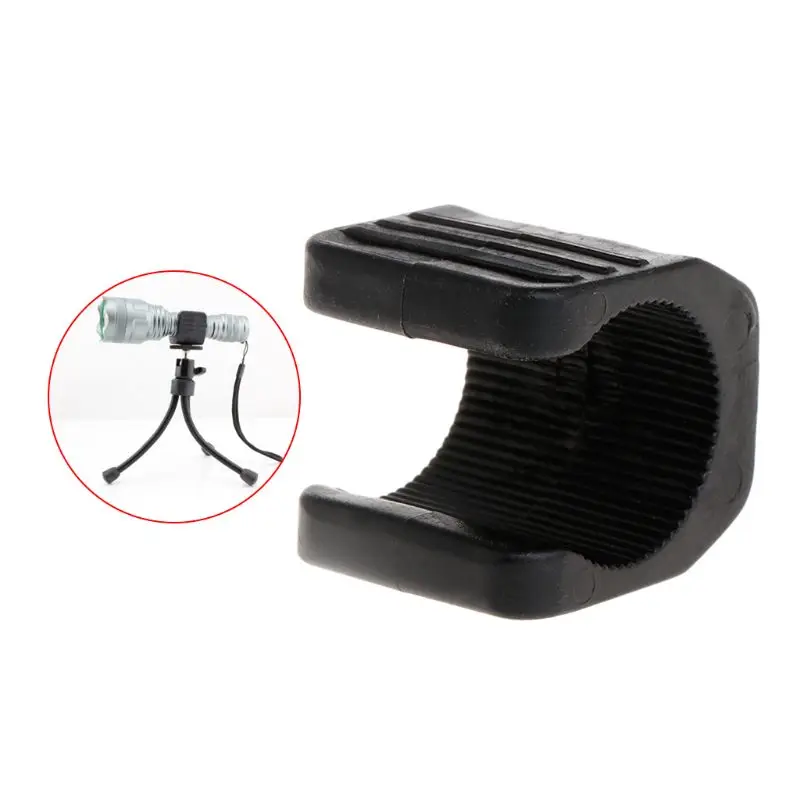 

U Shaped Fishing Light Clip Rod Clips Pole Clamp Plastic Holder Tackle Outdoor Night Fishing Universal For Flashlight Lamp Ligh
