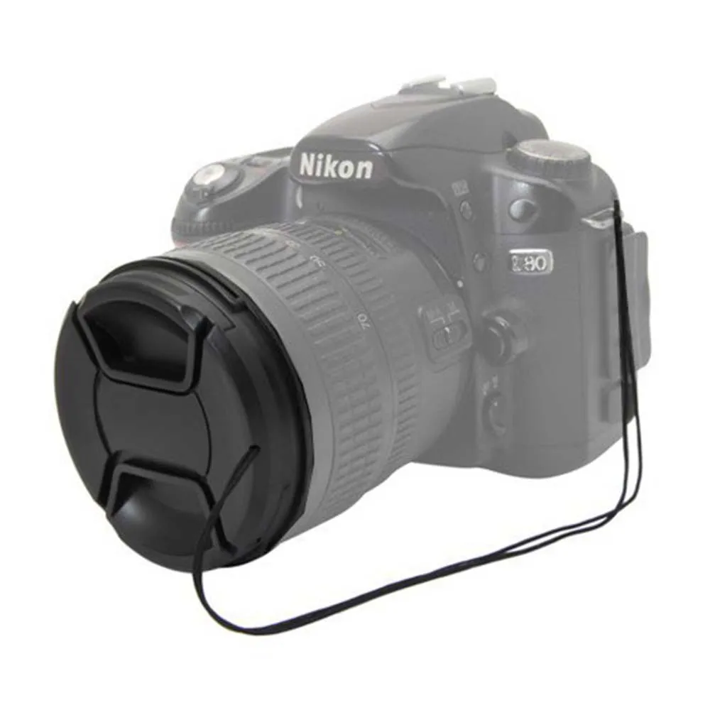 Оптовая продажа 52 мм крышка с защелкой для объектива Canon Nikon мм|nikon lens cap cover|lens