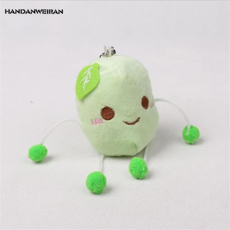 

HANDANWEIRAN 1Pcs PP Cotton New Kawaii 7CM Cartoon Small Potato Stuffed Toys Cute Vegetable Pendants Gift Plush Toy Keychain
