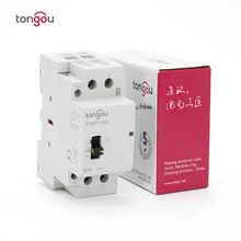 Американская классификация проводов 2р 63A 2NO 220 V/230 V 50/60 HZ Din rail бытовой AC Контактор В соответствии с стандартом с ручным Управление переключатель