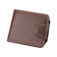 Популярный мужской кошелек из искусственной кожи с держателем для карт, короткий кошелек, клатч, сумка для денег BVN66