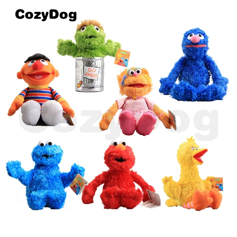 sesame street plush set