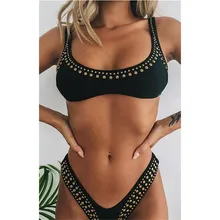 Модная женская одежда полиэстер повседневные с высокой талией бикини наборы пляжные купальники купальник женский купальный костюм