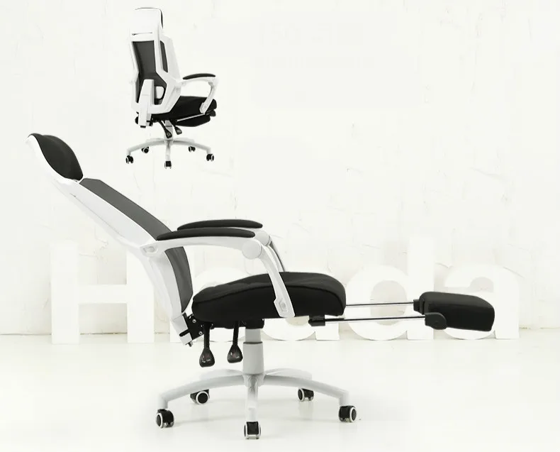 Регулируемая Спинка эргономичной офисное кресло офис лежащего поворотный стул компьютерный Mesh лежа подъема bureaustoel ergonomisch