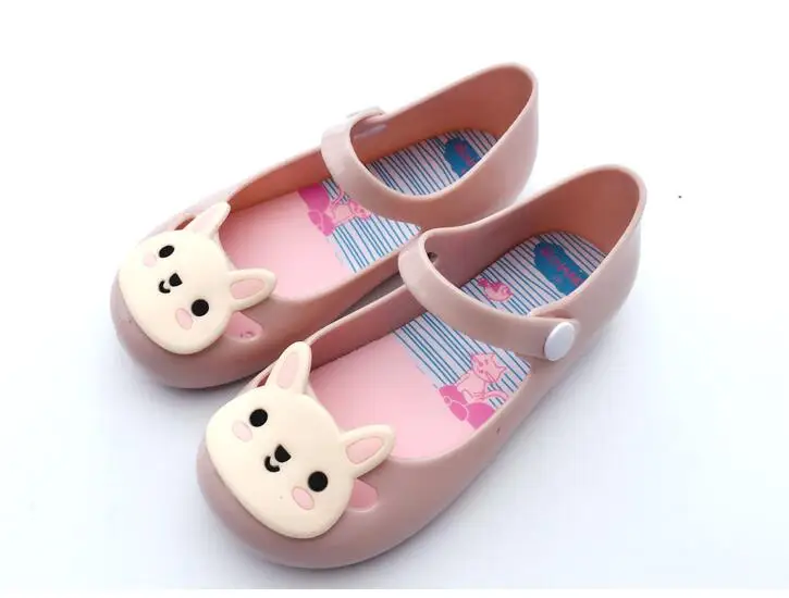 Новые летние сандалии для девочек прозрачная обувь детские сандалии для девочек высокое качество - Цвет: Розовый