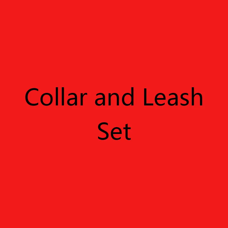 Collar and Leash Set Ошейник для собак, ошейник с буквенным принтом, ошейник для прогулок на открытом воздухе, поводок для маленьких и средних собак, Прямая поставка LC0172 - Цвет: Collar and Leash Set