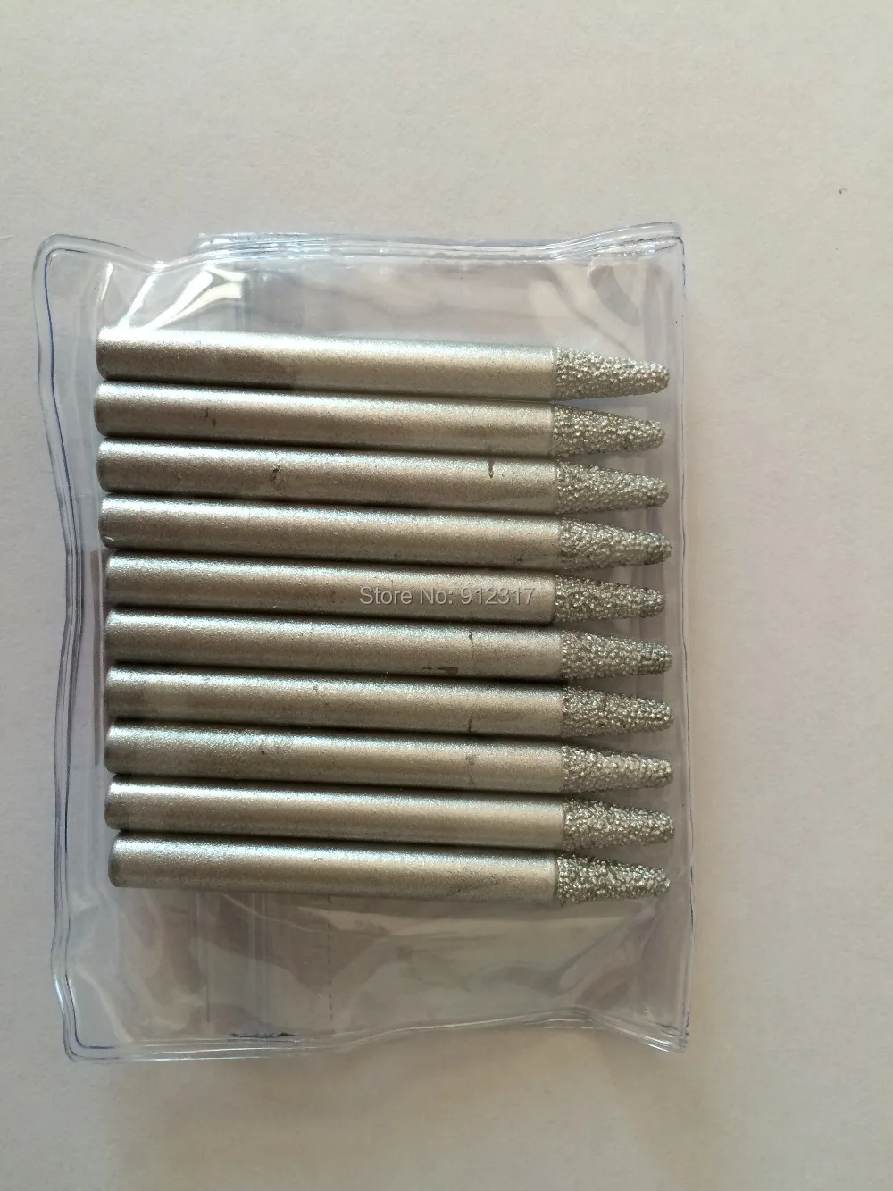 

10pcs 20 Angle Sintered Bits, Diamond Stone Tools, Granite Carving Tools, Marble Engraving End Mills