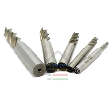 Professional 5pcs/set 4 Flutes End Mill HSS CNC Straight Shank Milling Cutter Drill Bits 4 6 8 10 12mm Tools Free Shipping