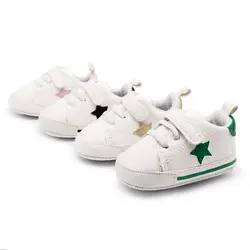 Детские для мальчиков и девочек обувь Симпатичные Первые ходунки рисунок детская обувь мягкая подошва первых шагов