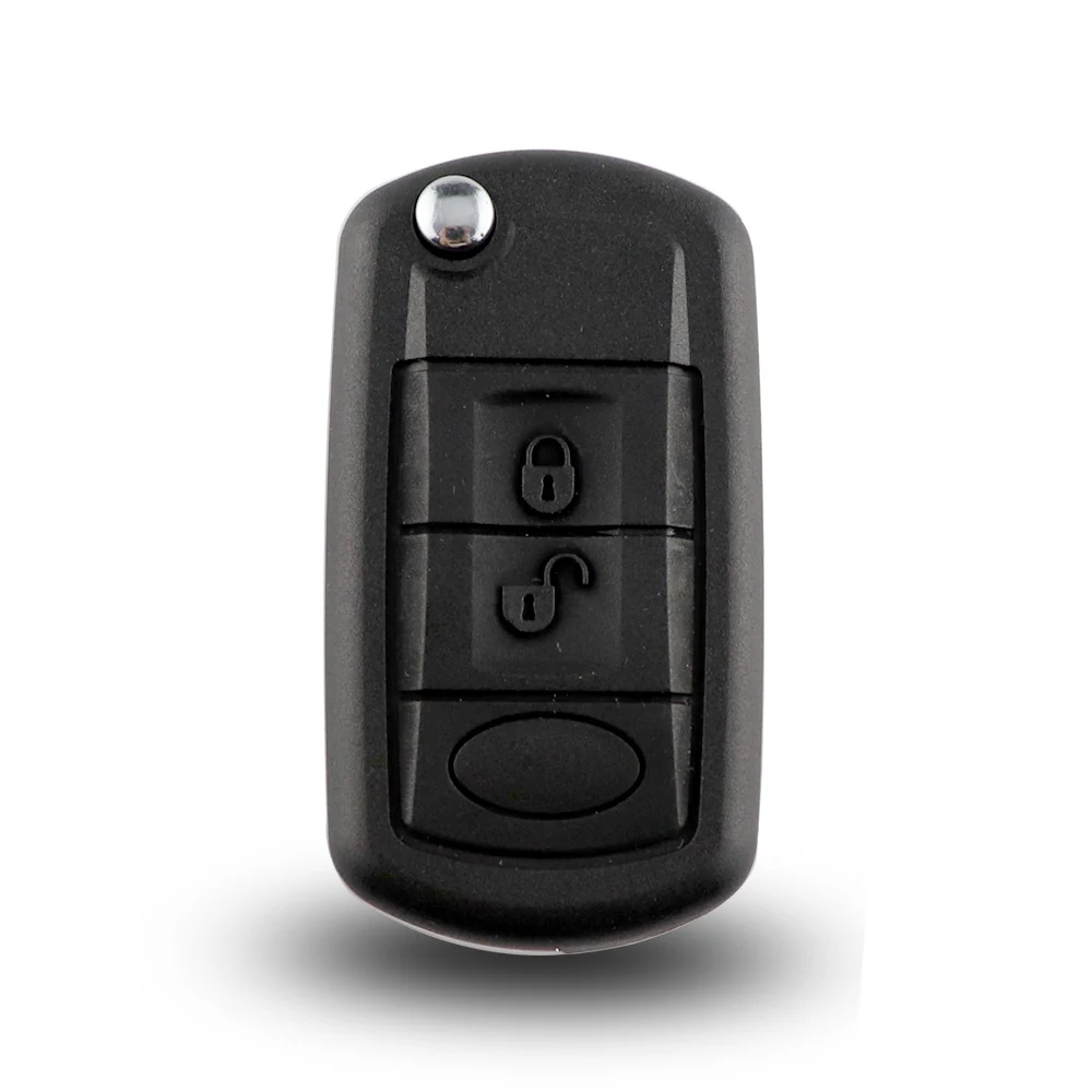 Keyforkess3 Bottoni di Vibrazione Pieghevole Sostituzione Chiave auto Chiave A Distanza Caso di Borsette Per LAND ROVER Range Rover Sport LR3 Discovery -