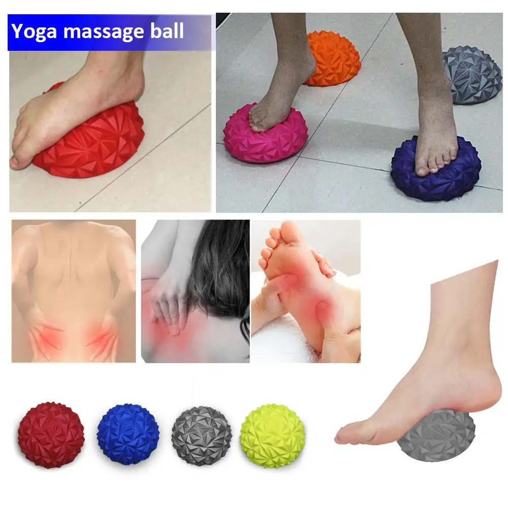 PVC Yoga Balls Footful Spiky Massage Children's Training Toy Accessories Thorn Acupressure Ball Trigger Point Sport Fitness