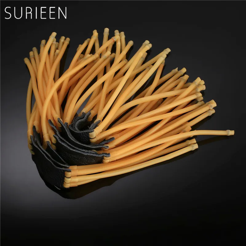 10Pcs Slingshot Accessories Outdoor Elastic Bungee Rubber Bands with