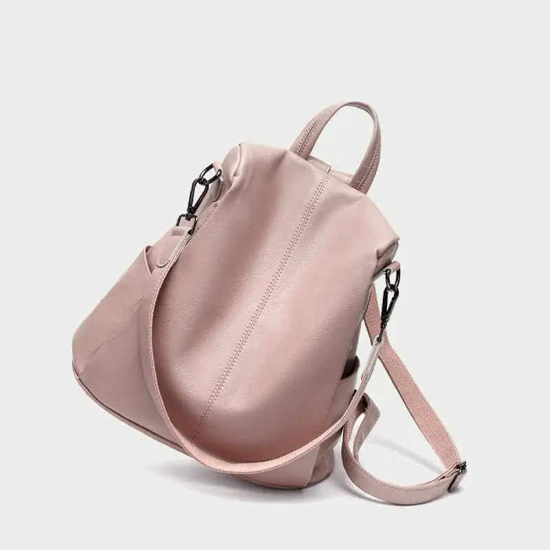 

Sheepskin Backpack Anti Theft Mochila Travel Sac A Dos Mochila Feminina Women Casual Fashion Female Shoulder School Bag