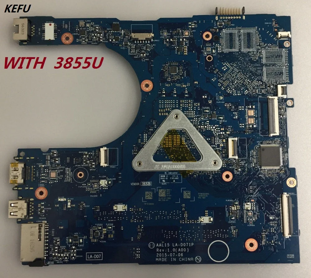 KEFU Высокое Качество MB PW46V 0PW46V CN-0PW46V для Dell Inspiron 15 5559 Материнская плата ноутбука AAL15