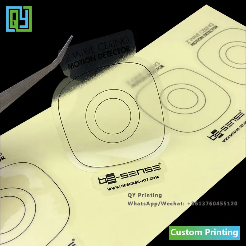1000pcs 78x116mm 무료 배송 사용자 정의 인쇄 투명 접착 레이블 장치 포장 레이블 모델 브랜드 이름 로고 스티커