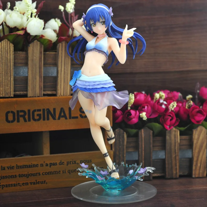 

Japan Anime 22CM Love Live! Sonoda Umi School Idol Boxed PVC Brinquedos Action Figure Collection Model Toy Doll Gift SS0016