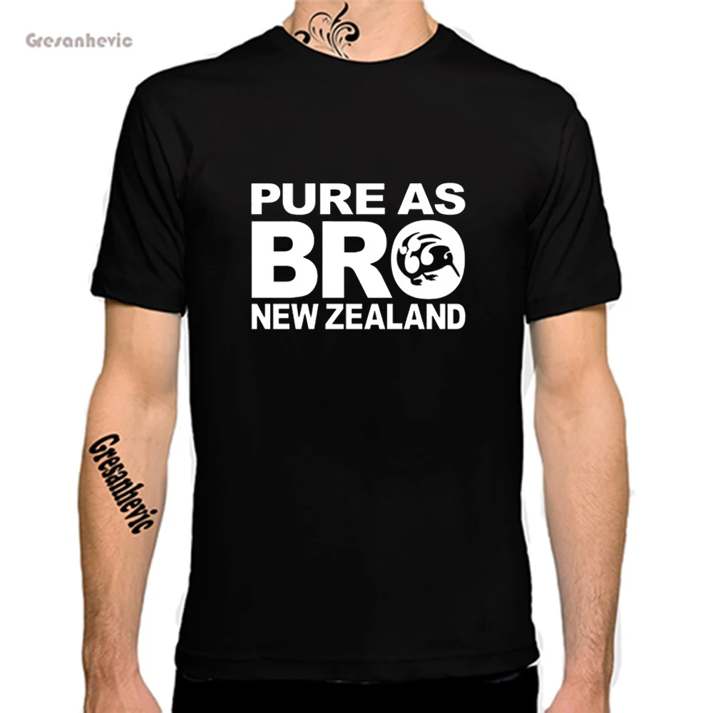 Pure as BRO New Zealand Kiwi New Fashion Man T Shirt