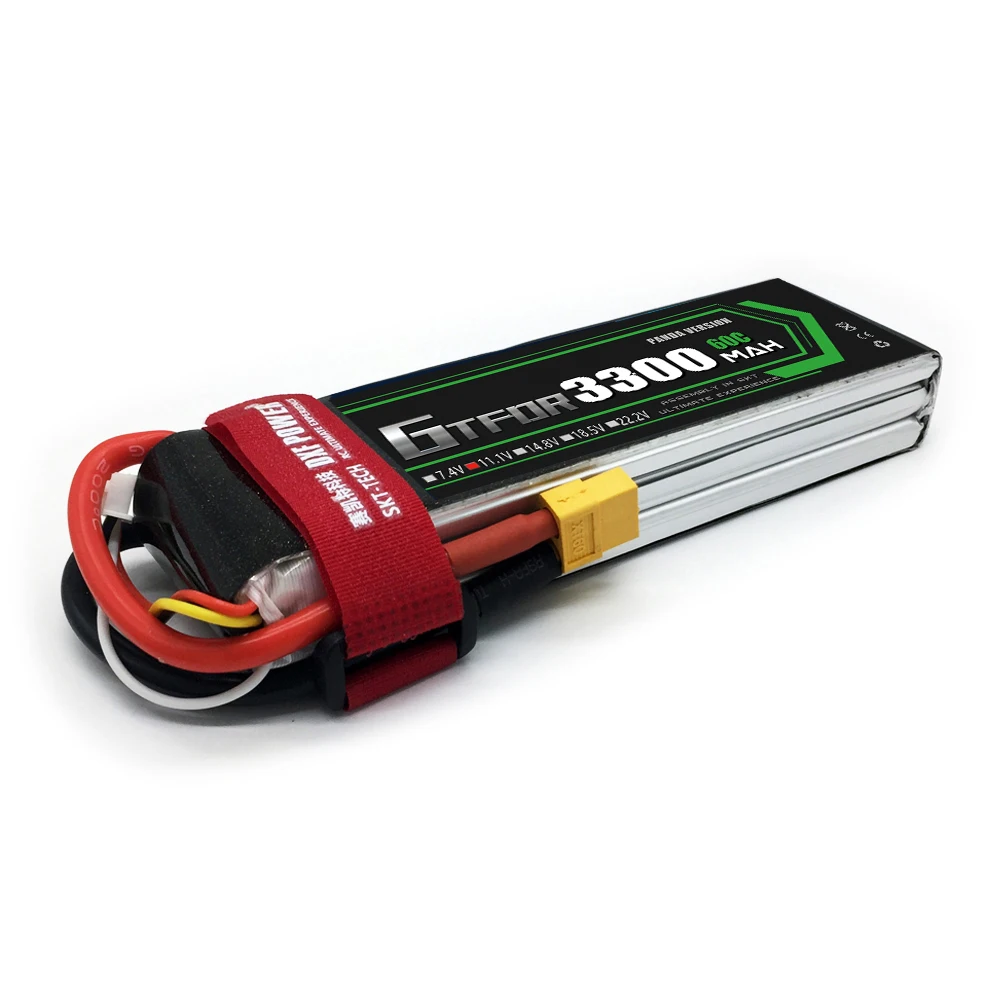 GTFDR 3S 11 1 V 3500mAh 60C Max120C RC вертолетный литий ионный аккумулятор для автомобиля лодки