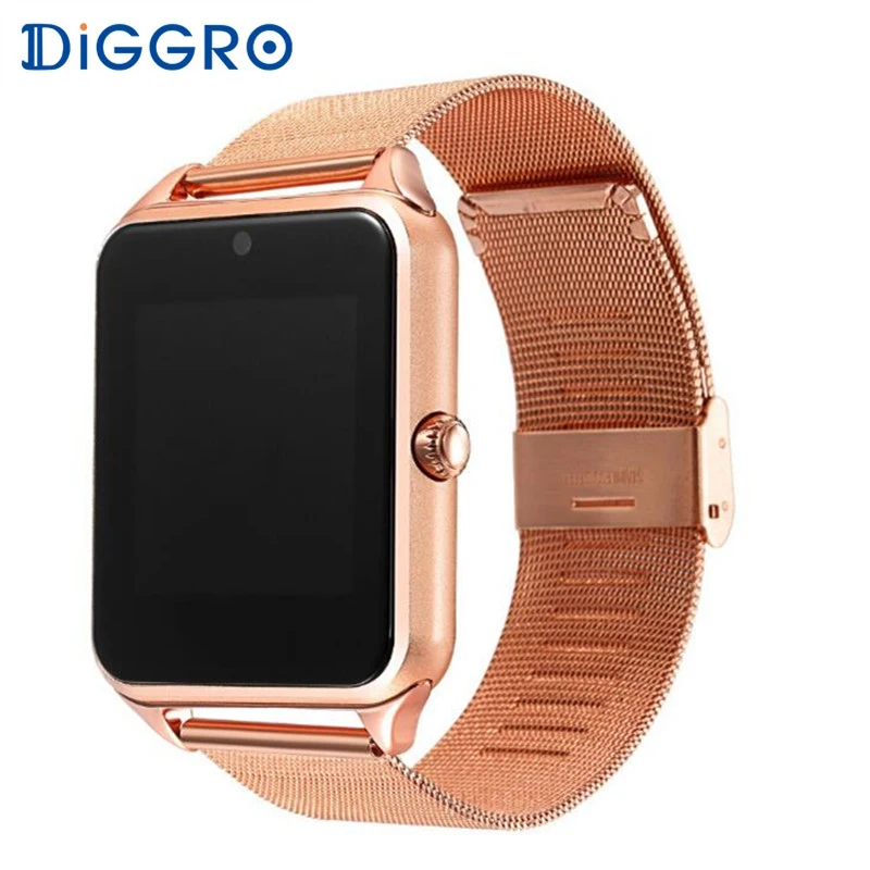 

Diggro Z60 Smart Watch GT08 Plus Metal Strap Bluetooth Wrist Smartwatch Support Sim TF Card Android&IOS Watch Multi-Languages