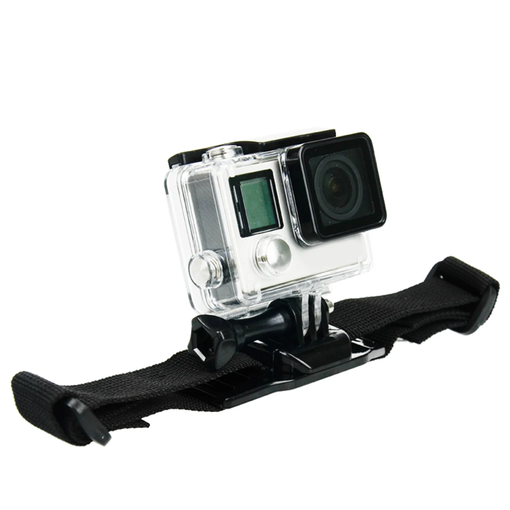 

Vented Adjustable Helmet Strap Head Belt Mount Adapter Replacement for Gopro Hero 3/2/1 Camera