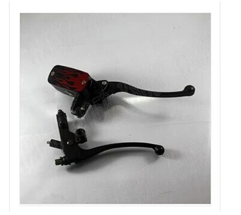 

Universal 1" Handlebar Flame Reservoir Brake Clutch Levers For Honda Shadow Spirit Sabre Aero ACE Steed VLX 400 600 1100 DLX