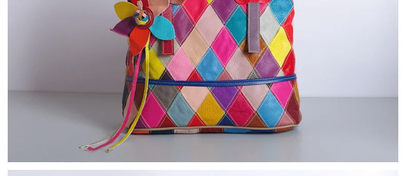 532 Новая мода разноцветная сумка женская через плечо сумка из телячьей кожи сумки-тоут женские сумки