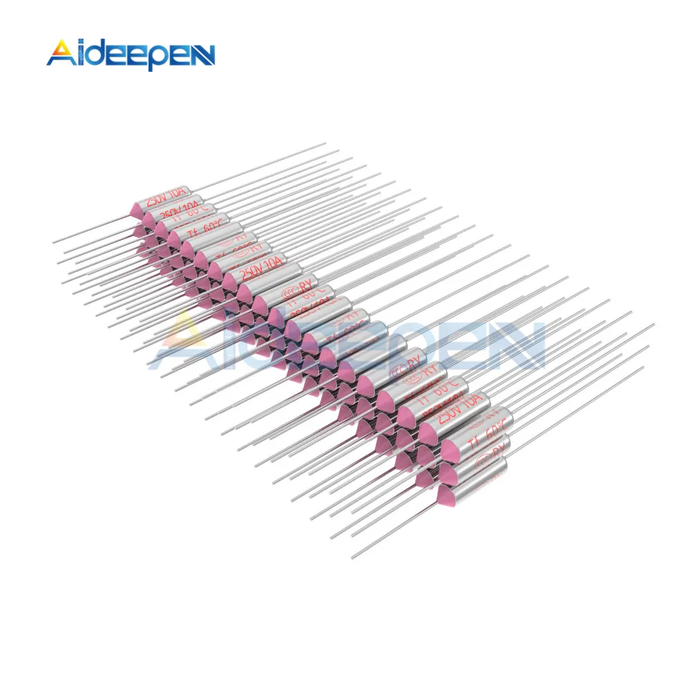 60-280C TF температура Термальность предохранитель RY 10A 250V Температура 60C 85C 100C 105C 120C 130C 152C 165C 172C 185C 192C 210C 216C 240C 280C
