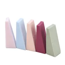 Для женщин и девочек, 24 шт., треугольная пудра, пуховка, косая резка, красота, макияж, яйца, поролоновая губка