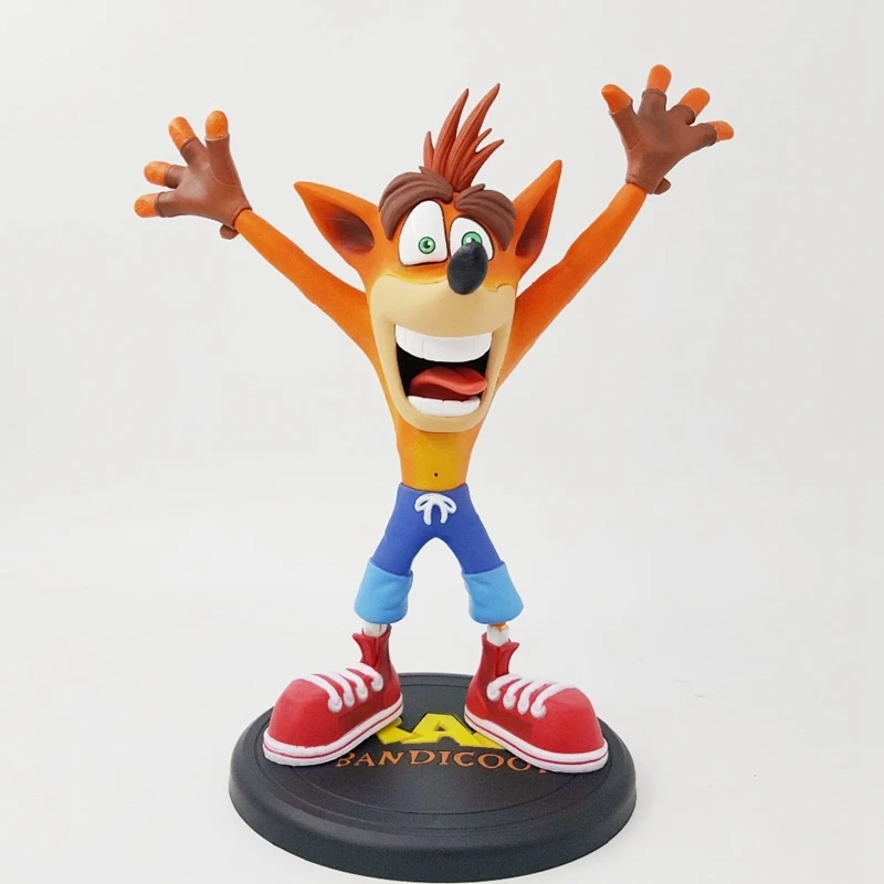 22 см аниме Gioco Crash Bandicoot Statua фигурку игрушки куклы ПВХ фигурка коллекция Modello Brinquedos