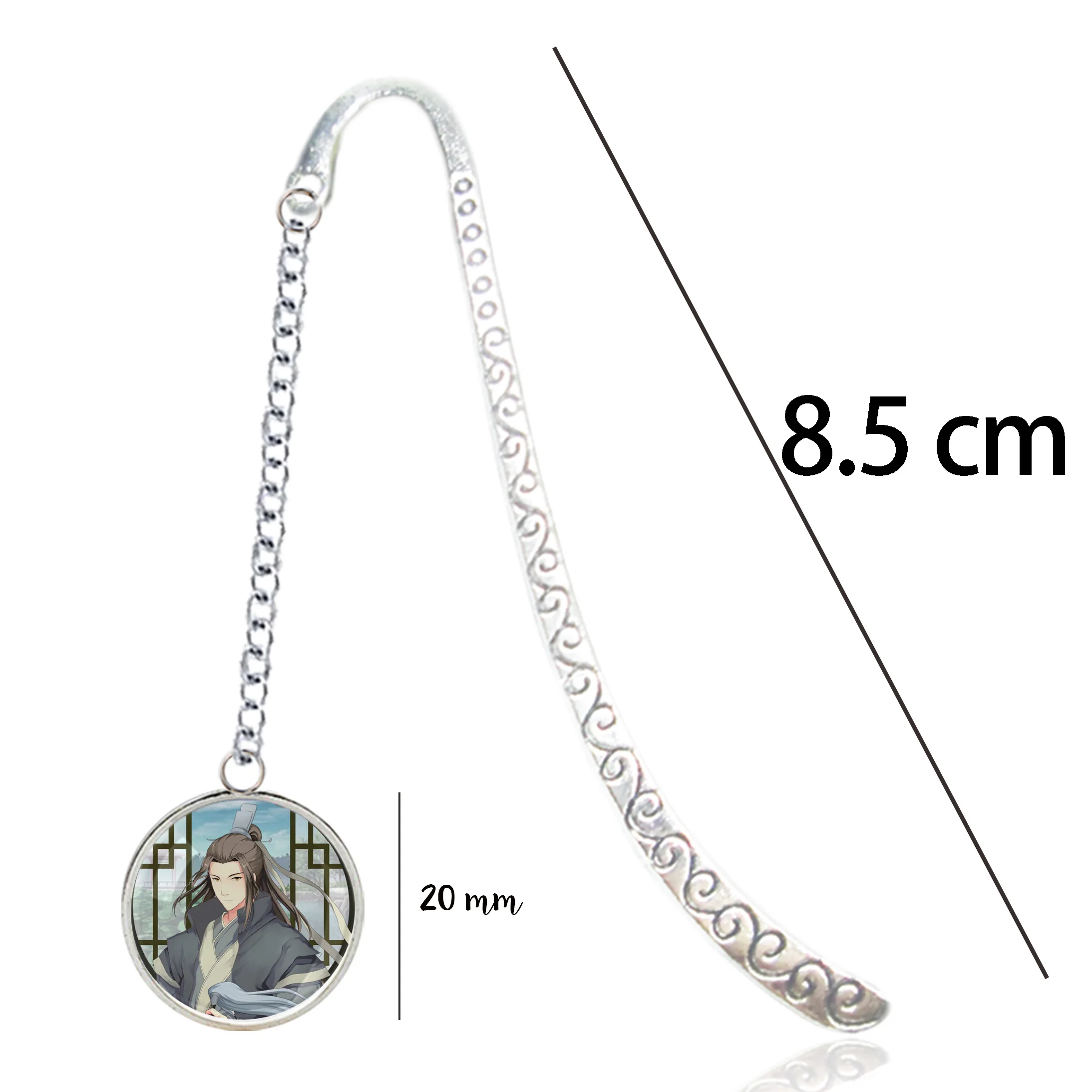

Mo Dao Zu Shi Bookmark Pendant Anime Movies Vintage Chinoiserie Ink Painting Art Print Aestheticism Images For Notebook Book