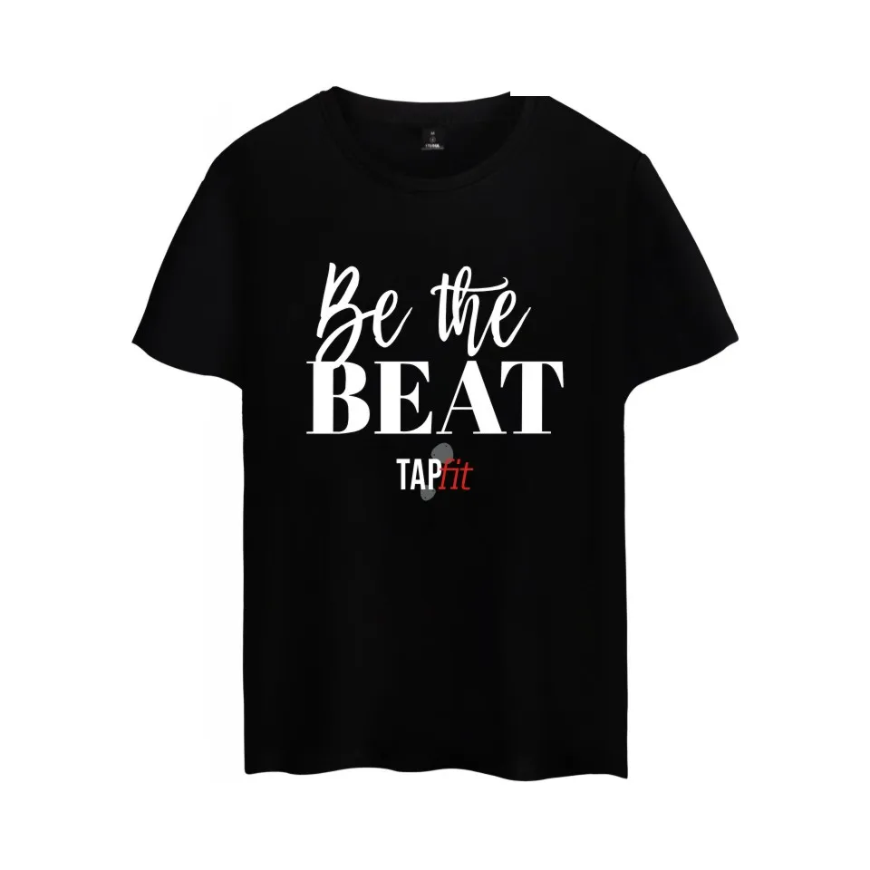 Be The Beat Новая модная брендовая футболка TAPfit Мужская и женская летняя одежда