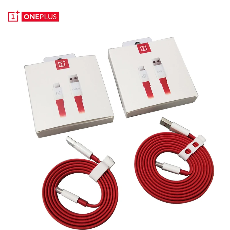 

Original Oneplus 7Pro Dash Charger Cable Usb Type-C Cable Quick Red 100/150 cm Charge power data cable for one plus 6t 5t 5 3t
