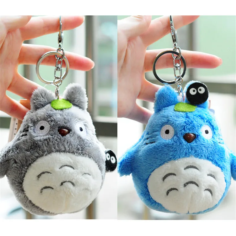 

2019 Mini 10cm my neighbor totoro cute plush toy kawaii anime totoro keychain toy stuffed plush doll stuffed animals